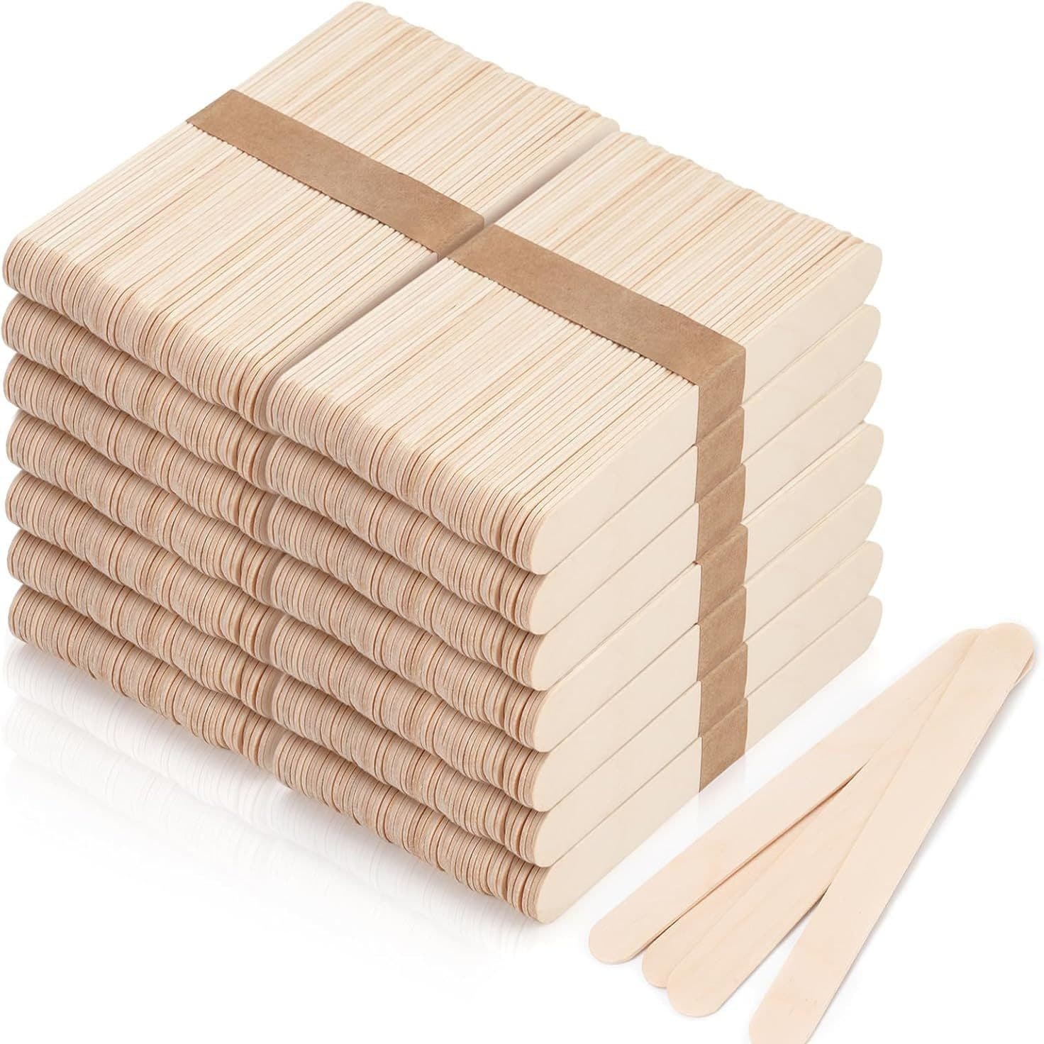 Cross-border 114,150 hair removal waxing applicator sticks, multi-spec wooden tongue depressors, ice cream sticks