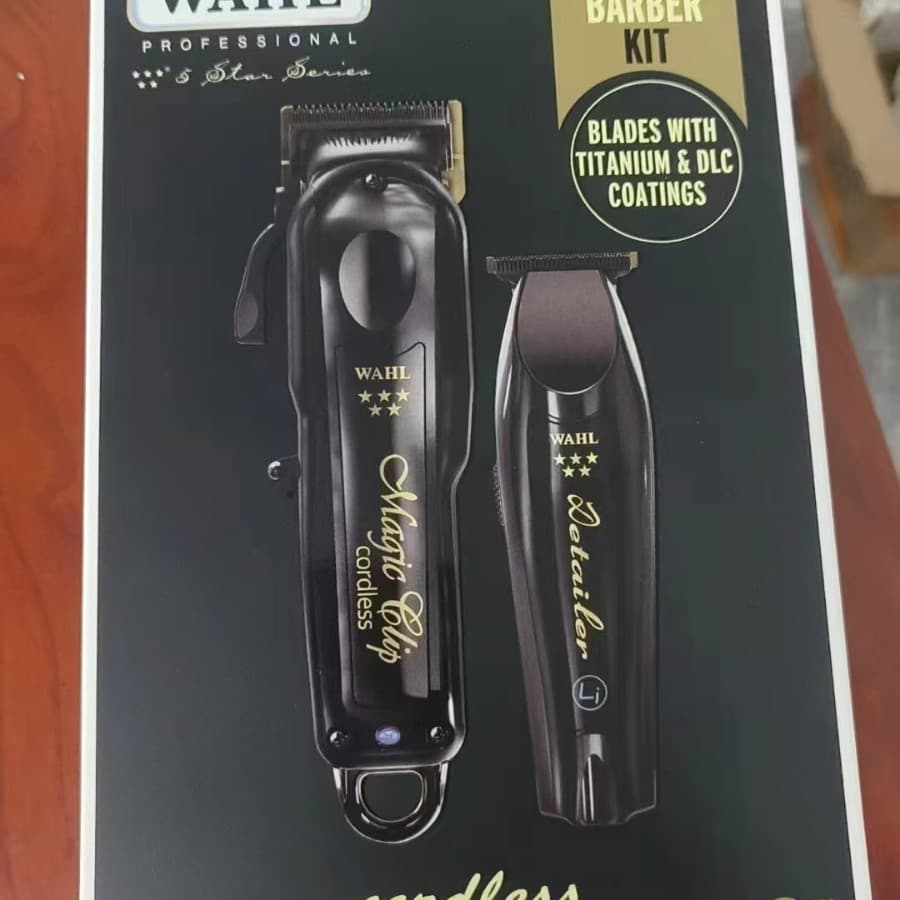 Domestic Wahl Cordless Hair Clipper Combo Black Magic Clamp and Detail Trimmer Cross-border Wahl Electric Clipper