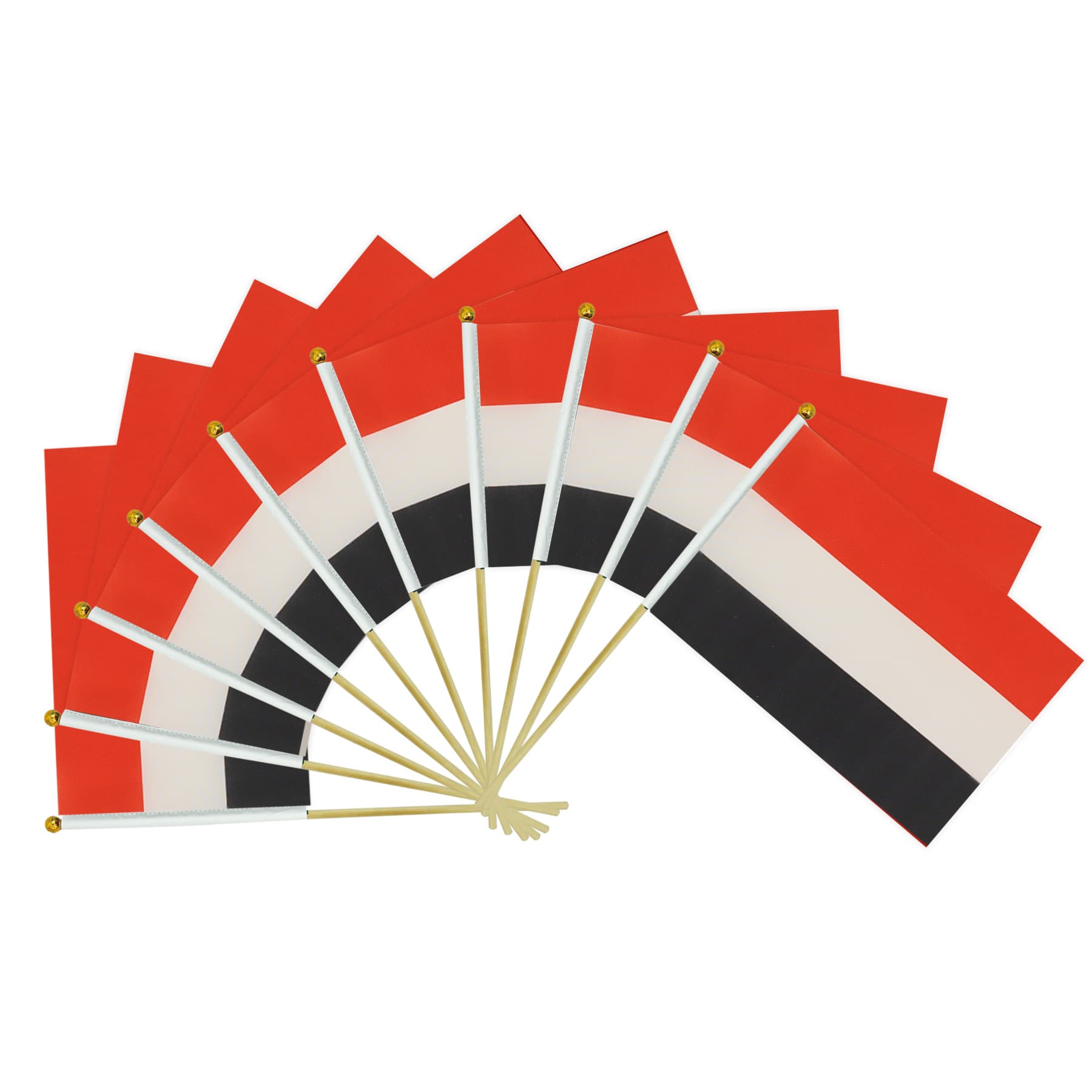 Yemen World Cup Hand Waving Small Flag Hand Flag Paris Games Fan Cheering