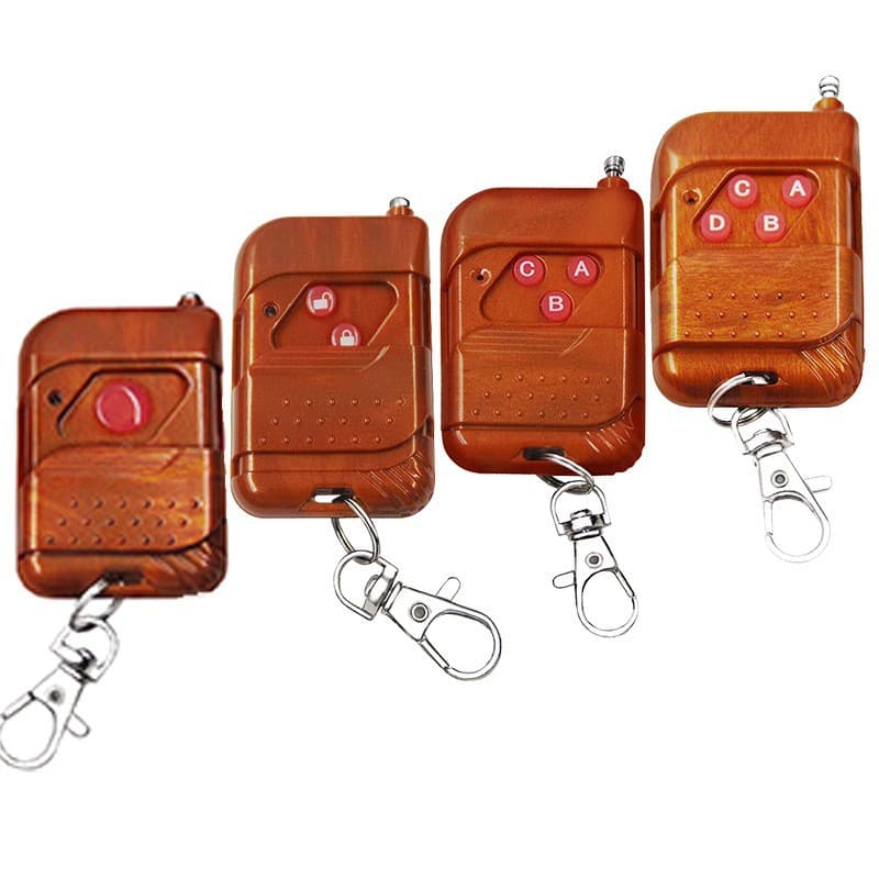 Peach Wood remote control rolling gate garage door retractable door 1527 learning code remote control