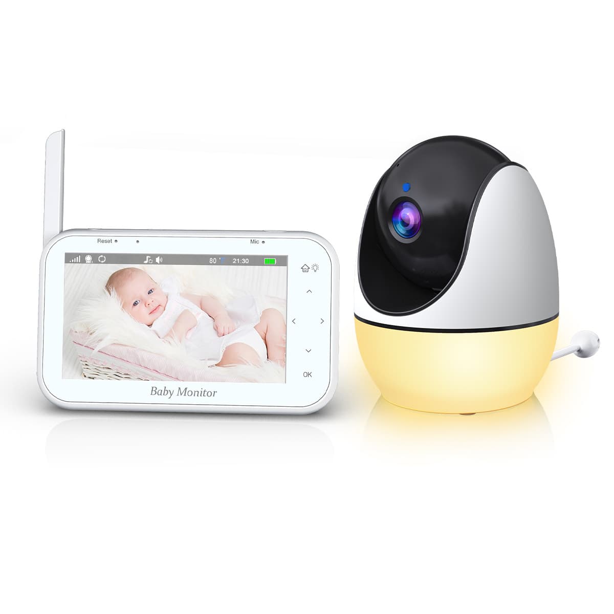 [Manufacturer] Cross-border 4.3 inch Night Light Baby Monitor with Infrared Night Vision Baby Monitor