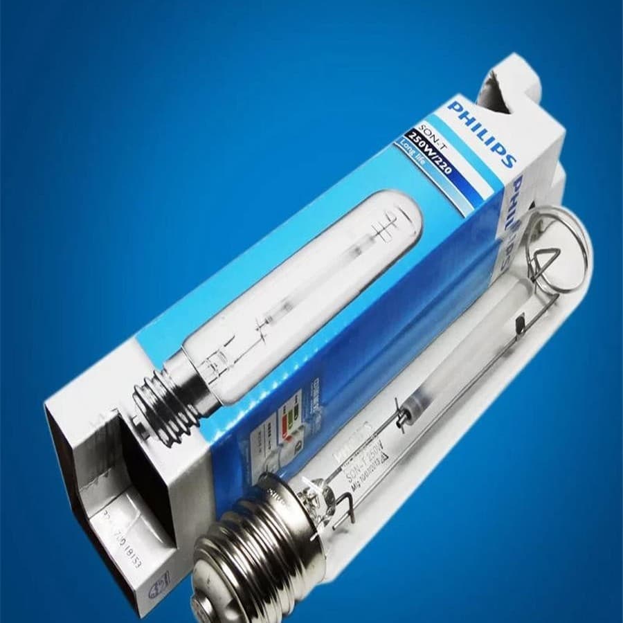 Philips High-Pressure Sodium Lamp SON-T 70W 150W 250W 400W 1000W E40 Yellow Light Straight Tube Type Plant F
