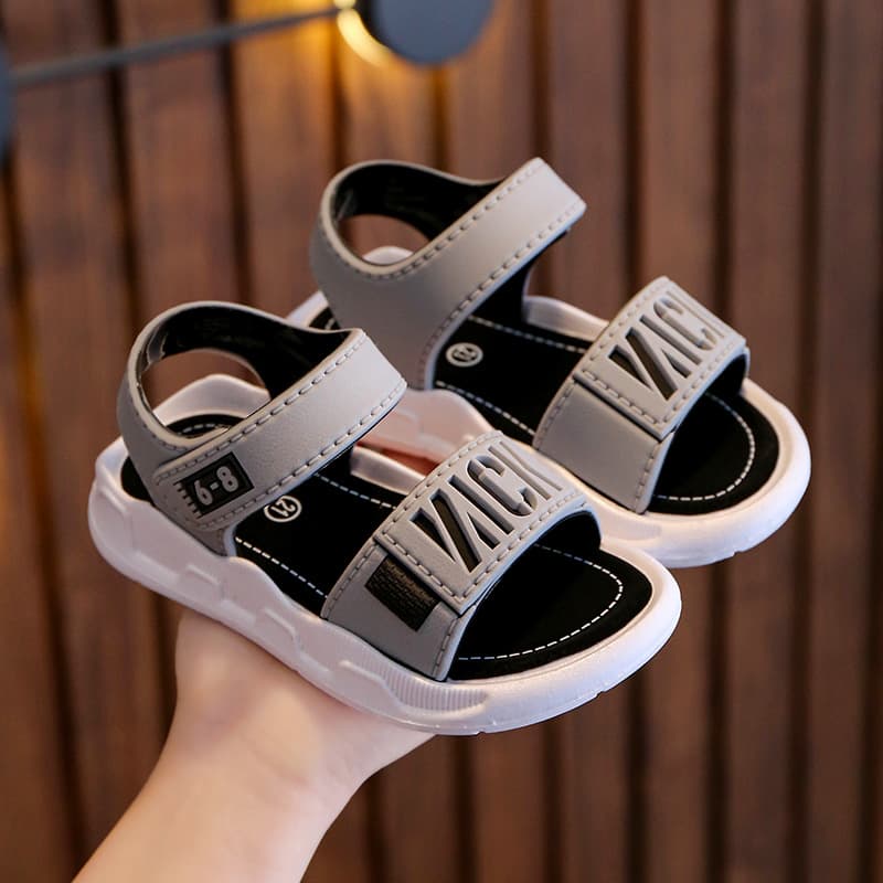Boys' Sandals 2025 New Summer Style Soft Sole Non-Slip Toddler Kids Shoes for Middle and Big Boys