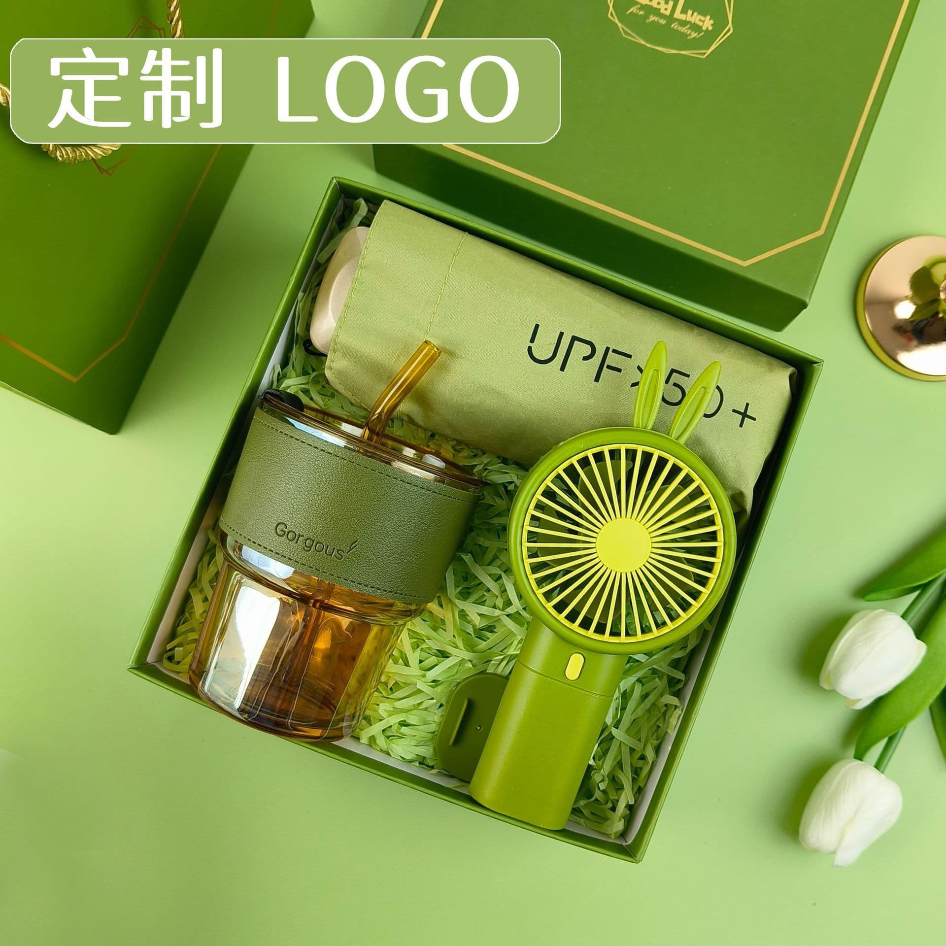 Souvenir Gift Box Mid-Autumn Festival Practical Small Gift with LOGO Company Team Building Souvenir for Employee Birthday New Employee Gift
