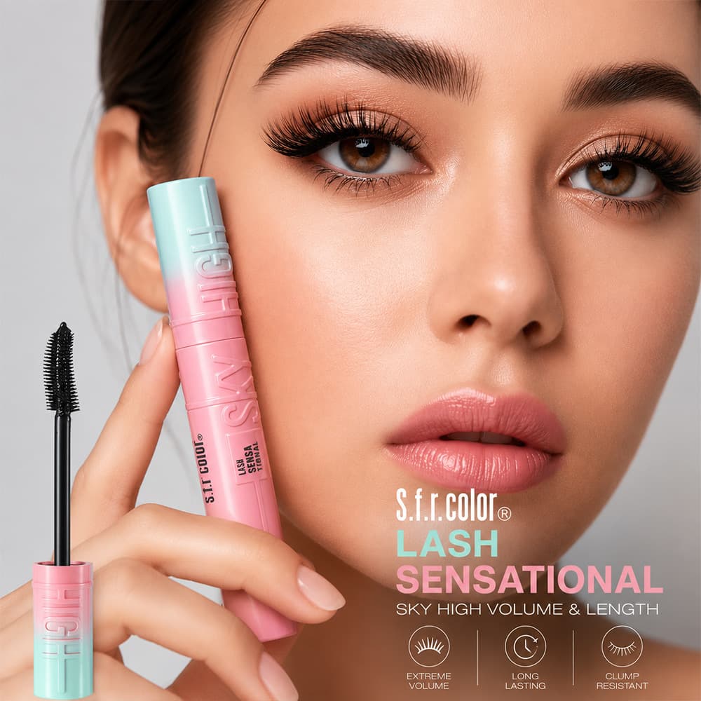 S.F.R Gradient Tube Mascara Waterproof Sweat-Resistant Lengthening Volumizing Curling Cross-Border Wholesale