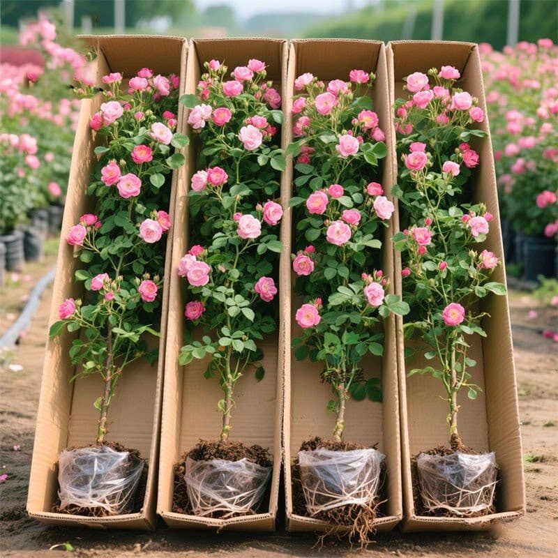 Climbing Rose Seedlings, Four-Season Blooming, Parade, Grandiflora, Strong Fragrance, Garden Plants, Cold Hardy