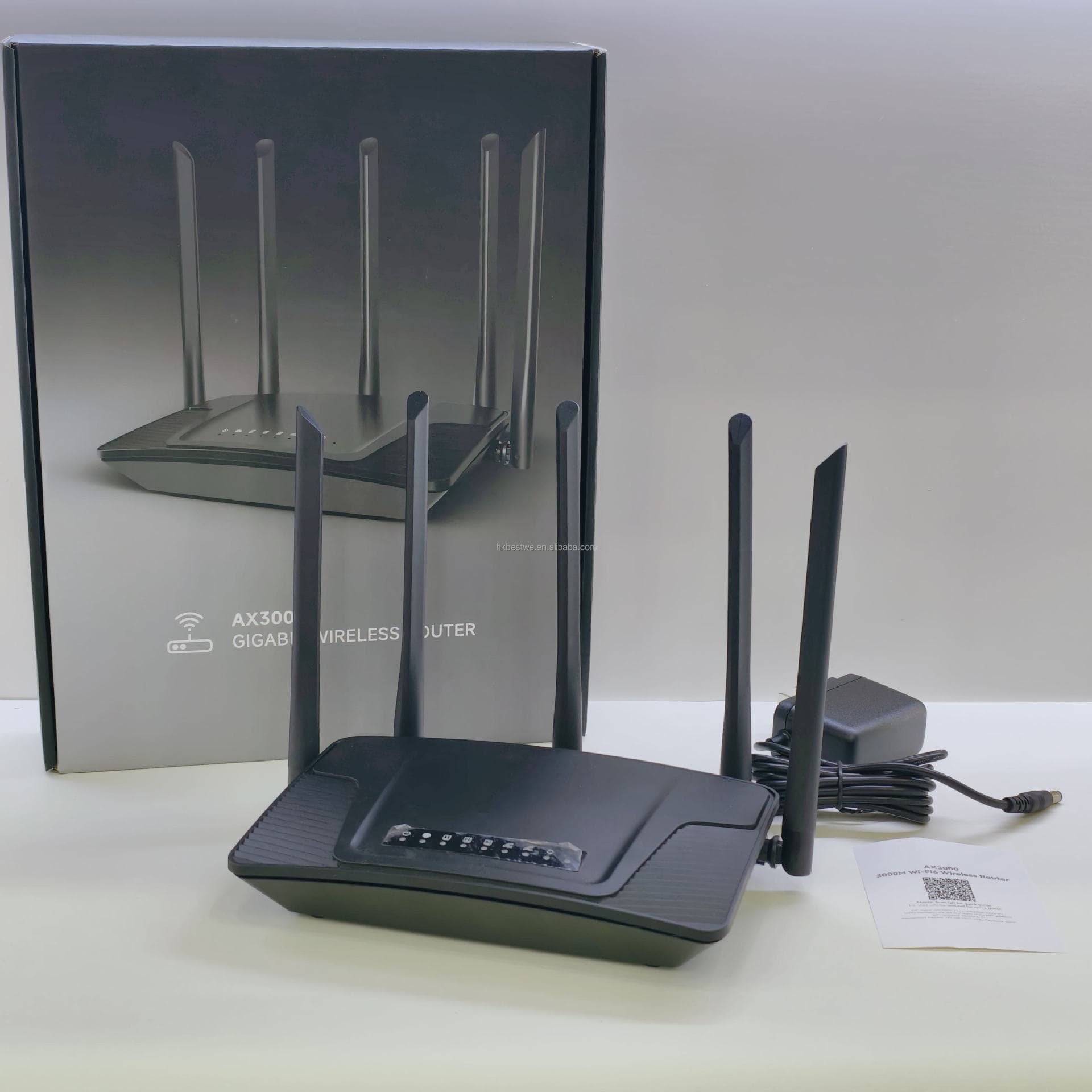 MTK Platform WR3005K WiFi 6 Gigabit Wireless Router AX3000 Wall Penetration 128 Users Supports VPN Cross-Border