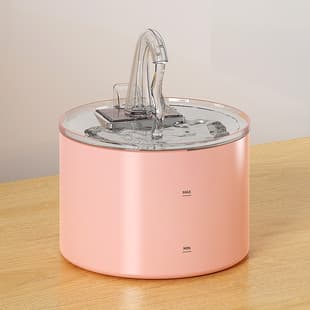 Cat Water Fountain Automatic Circulation Flowing Water, New Ceramic Stainless Steel Bowl Cat and Dog Water Dispenser, Factory Cross-Border
