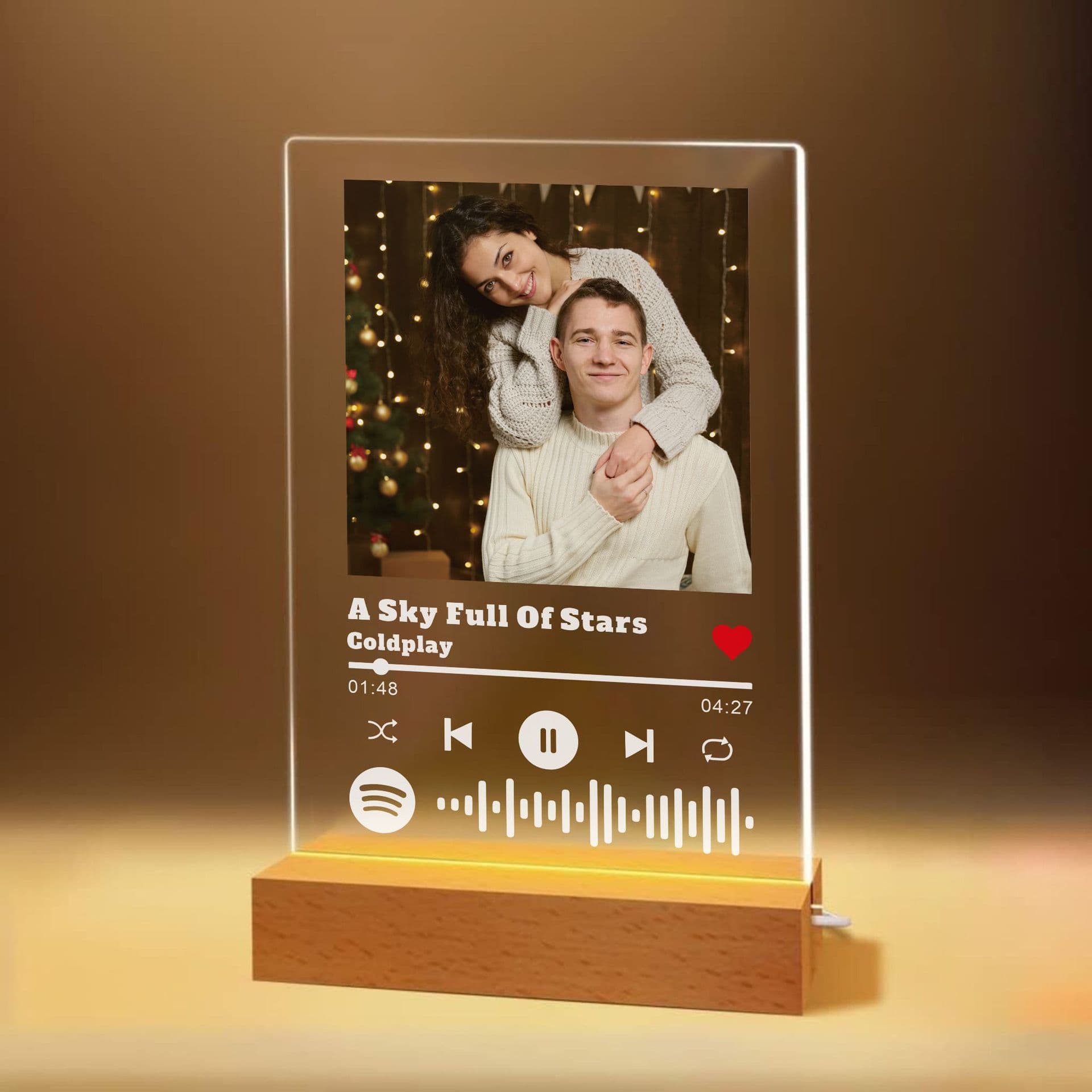 Amazon Song Board Valentine's Day Memento Christmas Gift Music Code Spotify Cross-border Bestseller Premium