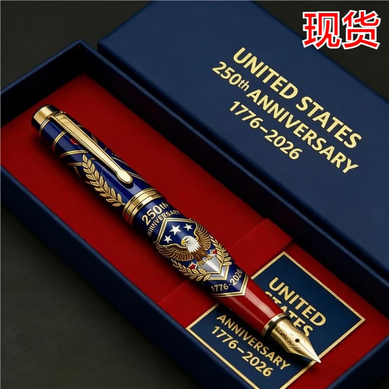 Cross-border 250th U.S. Anniversary Pen & Notebook Set 250th Anniversary Pen