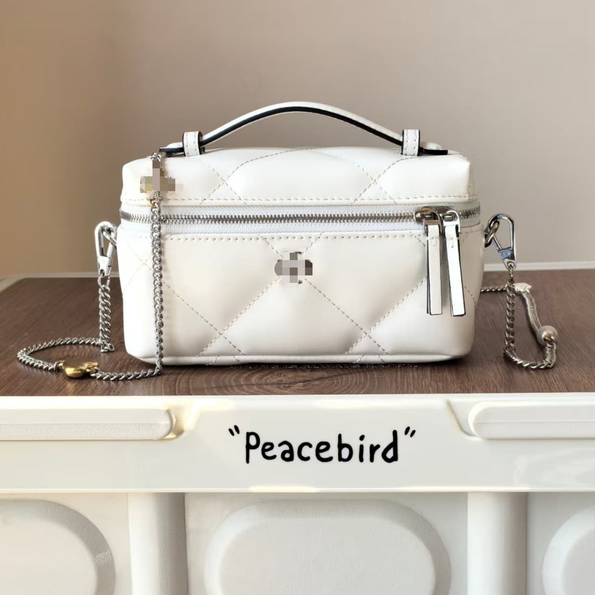 25TB New Style Small Fragrance Diamond Grid Cloud Bag Chain Bag Genuine Leather Flap Bag Large Capacity Women's Shoulder Crossbody Bag