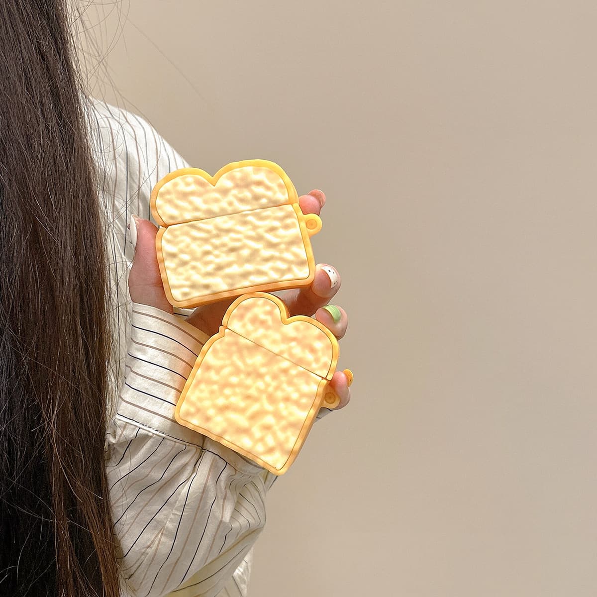Toast bread case compatible with AirPods 3, Pro2, Apple Bluetooth 1/2, and Huawei headphone shell for cross-border ecommerce