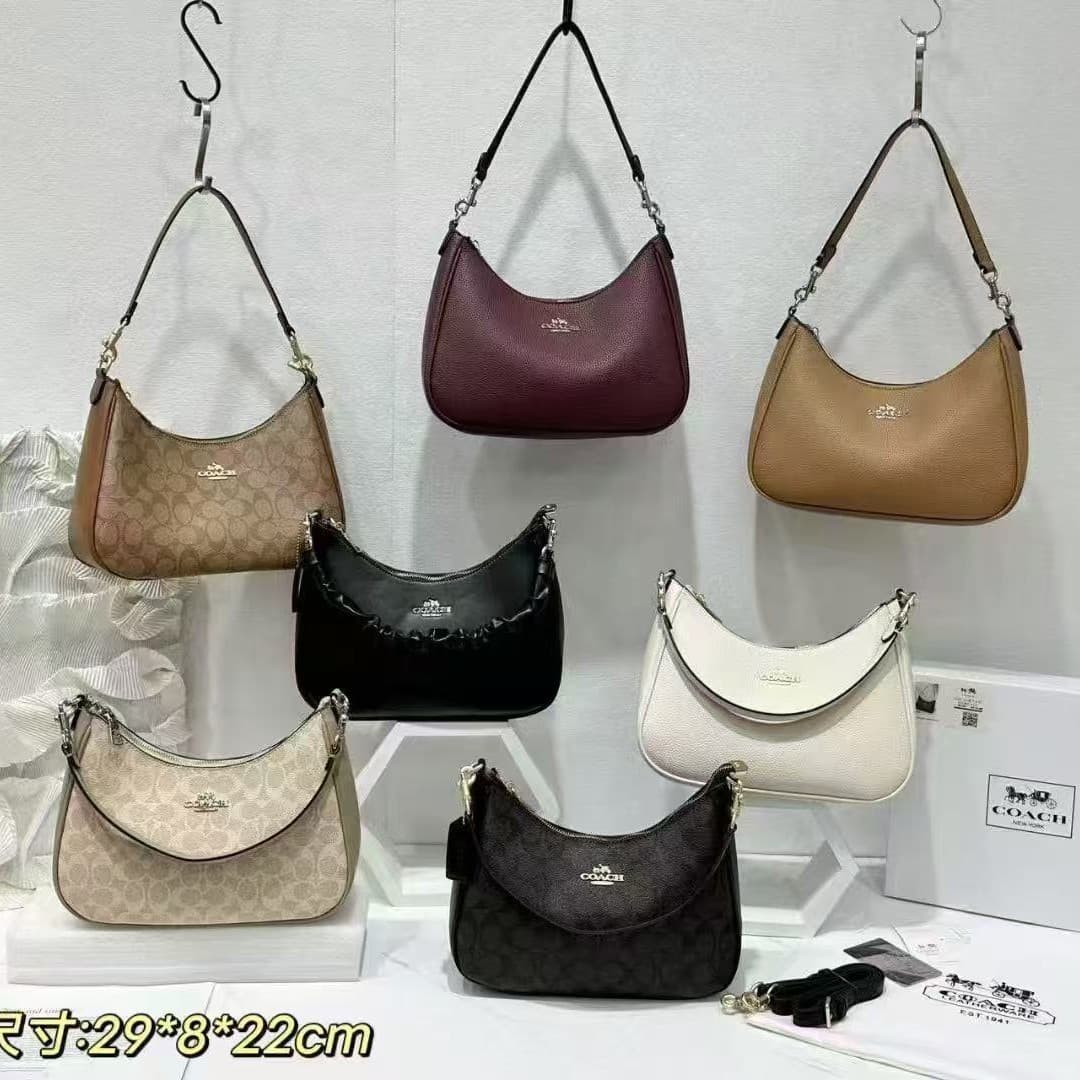 Koujia's new Teri29 large armpit bag crescent hobo bag crossbody shoulder classic presbyopia mahjong bag women's bag