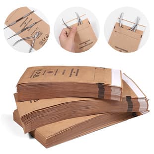 Disposable Kraft Self-Sealing Sterilization Pouches, High-Temperature Dry Heat Nail Sterilization Bags, High-Temperature Kraft Paper Self-Sealing Sterilization Pouches