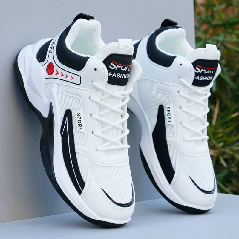 Men's Summer High-Top Basketball Shoes, Breathable Mesh Casual Sneakers, Versatile Non-Slip Running Shoes, Dropshipping Available