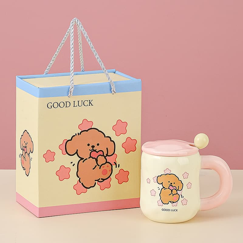 Creative Household Mug Practical Small Gift Water Cup Coffee Cup Ceramic Mug Birthday Gift Boxed Wholesale