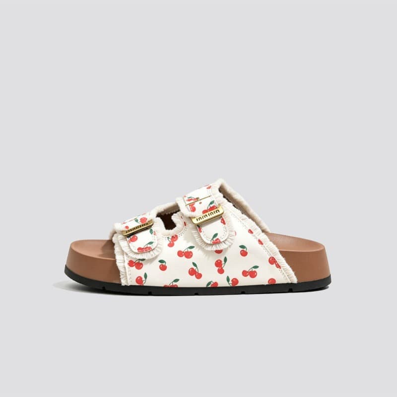 Stunning One-Strap Slide Sandals for Women, French Style Slip-On Thick Sole Birkenstock Sandals for Summer 2026