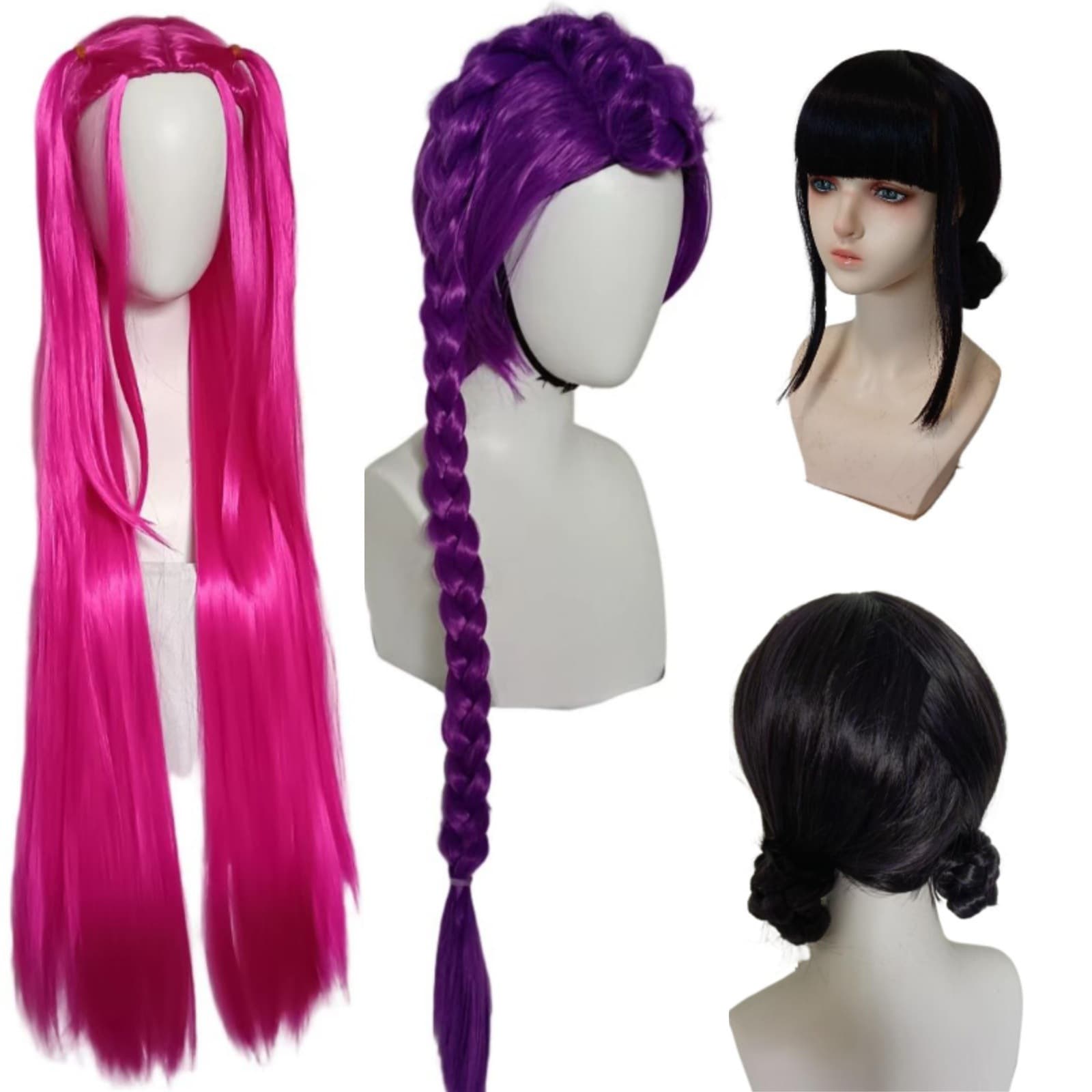 Skpop Witch Hunter Group Mira Mira Zoey Zoe Rumi Rumi Braided Ponytail Cos Wig 2025