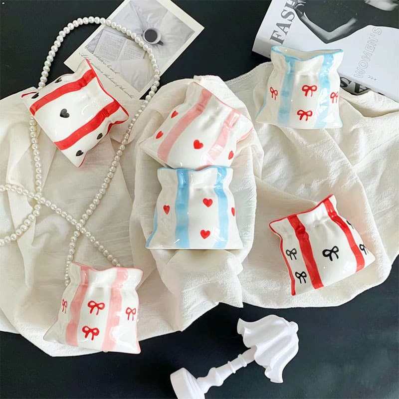 Ceramic Tote Cup Coffee Mug High-End Exquisite Underglaze Color Premium Home Afternoon Tea Cup Cross-Border