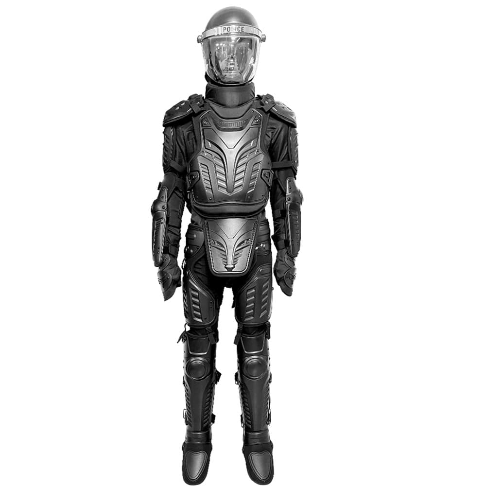 Bulk Discount Factory Direct PC Shell Full-Body Flame-Retardant Non-Pierced Detachable Shoulders Riot Suit