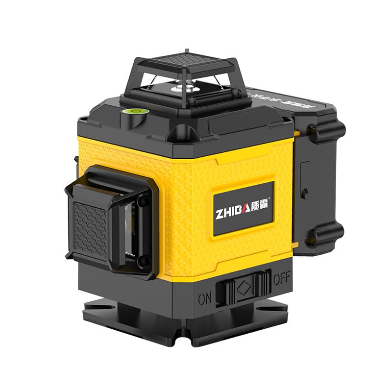 Customized cross-border laser level high-precision strong light 12-ray infrared green light line projector Laser level