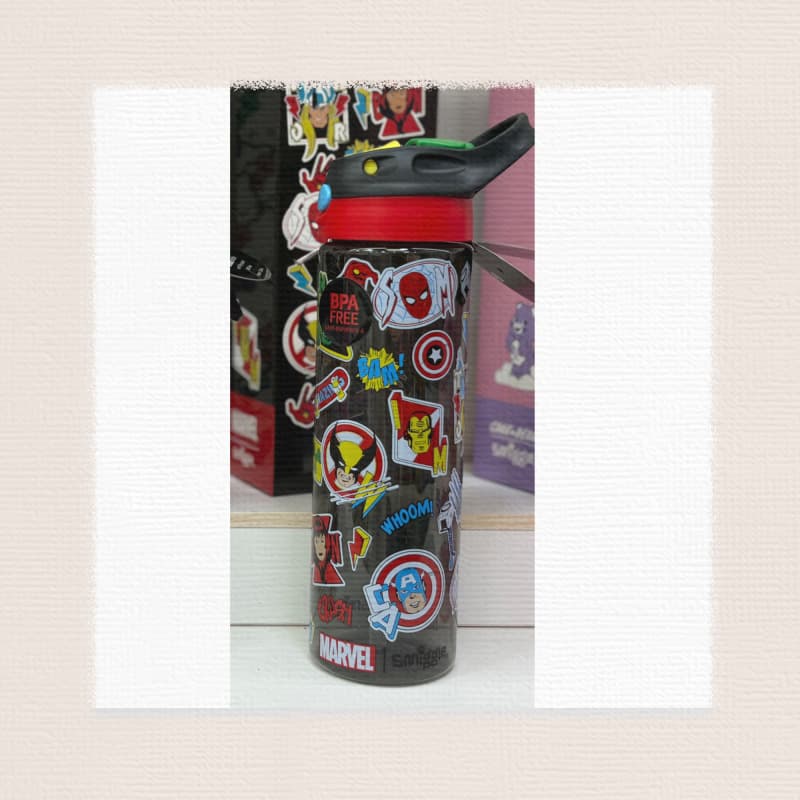 Australian Smiggle Backpack for Grades 1-6 Students Double Shoulder Pressure-Relief Backpack Cartoon Avengers Backpack Set