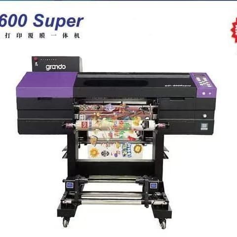 600 Crystal Label Printer AB Film Roll Cold Transfer, Large Format Outdoor Heat Transfer for Garments