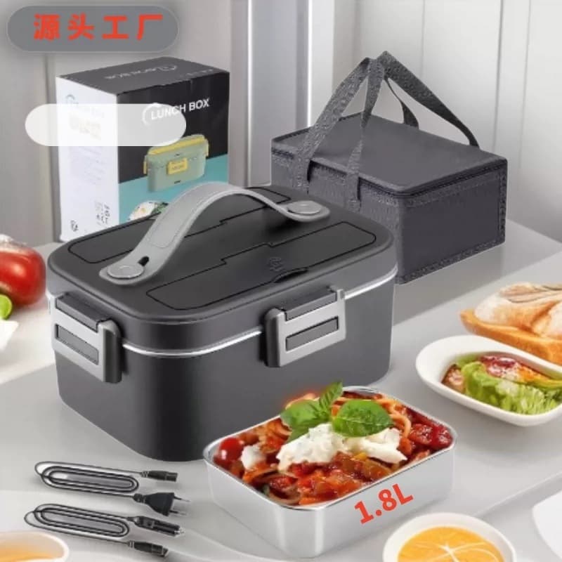 Cross-Border Hot Selling Electric Lunch Box, Insulated Heating Lunch Box, Car Heating Bento Box, Portable Electric Lunch Box Gift