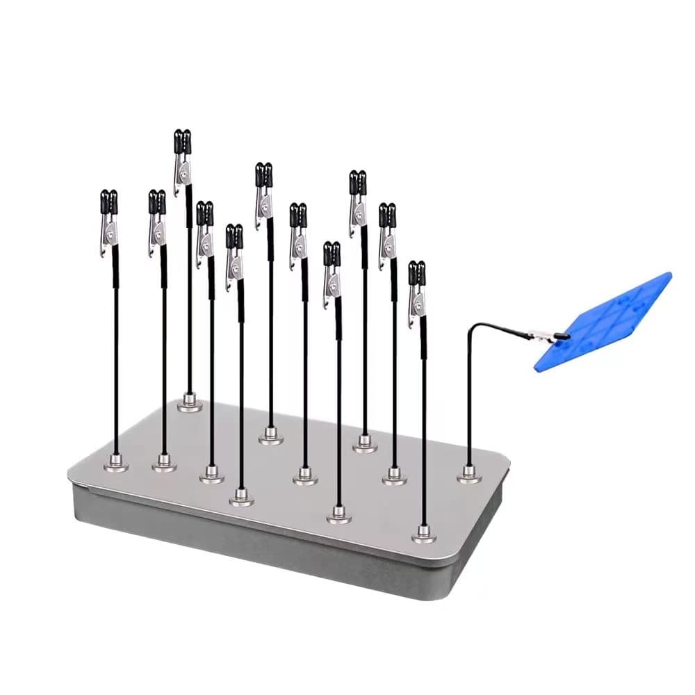Wholesale Ready-to-Ship Any Bend Alligator Clips with Base, Magnetic Base Alligator Clips for Model Painting and Magnetic Clamps