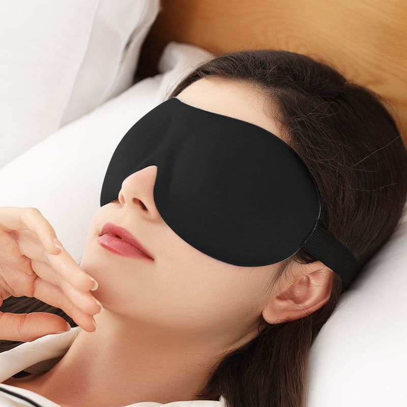 3D Sleep Eye Mask, Eye Protection, Breathable, Relieves Fatigue, for Naps and Sleep, Unisex Students, Summer Light-Blocking