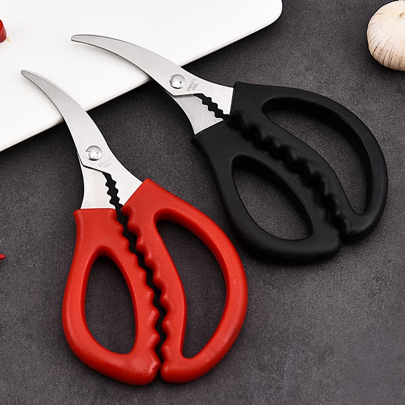 Stainless steel seafood scissors, crab scissors, shrimp scissors, Yangjiang Guangjia seafood scissors, kitchen scissors, household scissors