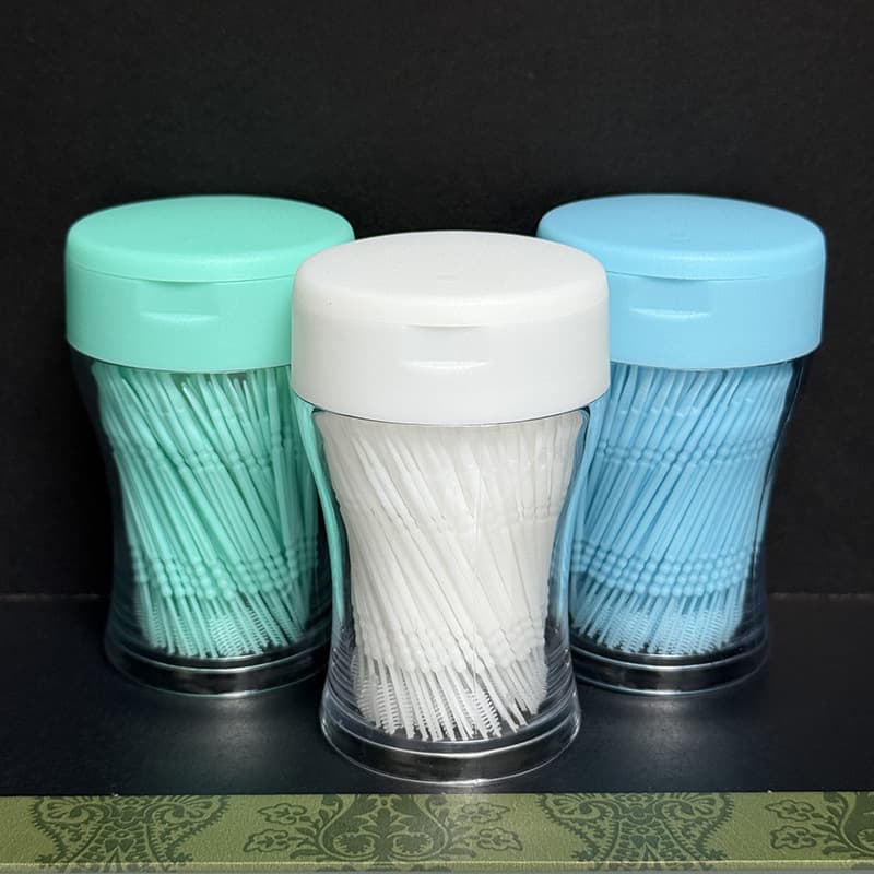 Disposable Boxed Toothpick Brushes, Factory Direct Double-Ended Plastic Toothpicks, Portable Household Interdental Cleaners