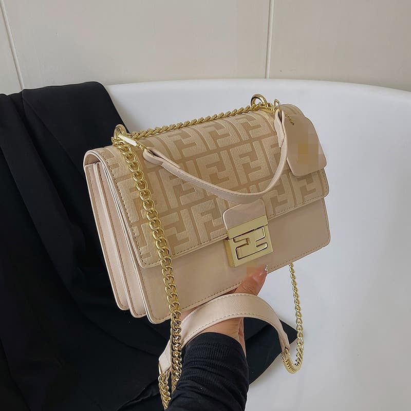 Cross-border Shoulder Bag Vintage Crossbody Bag Women's Handbag Versatile New Baguette Bag Lightweight Chain Bag Wholesale Leather Goods
