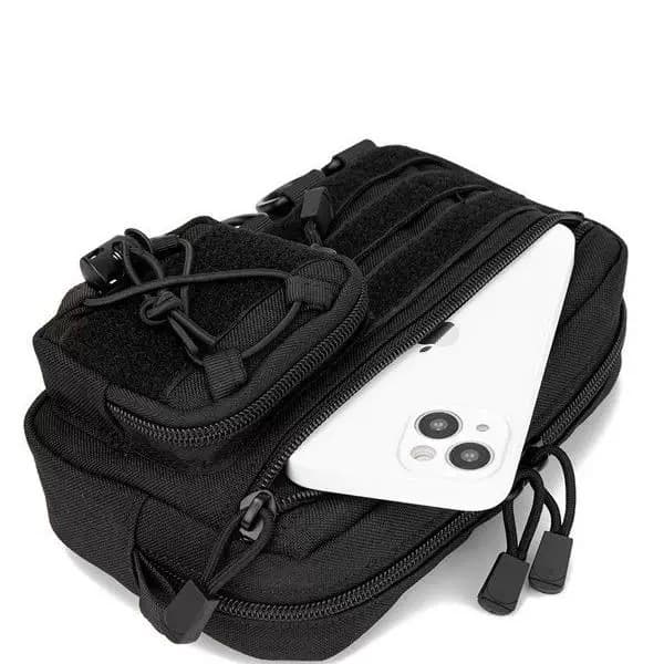 EDC Multi-functional Outdoor Medical Bag Tactical Waist Pack Molle Side Pouch First Aid Kit Attachment Hanging Pouch Phone Organizer