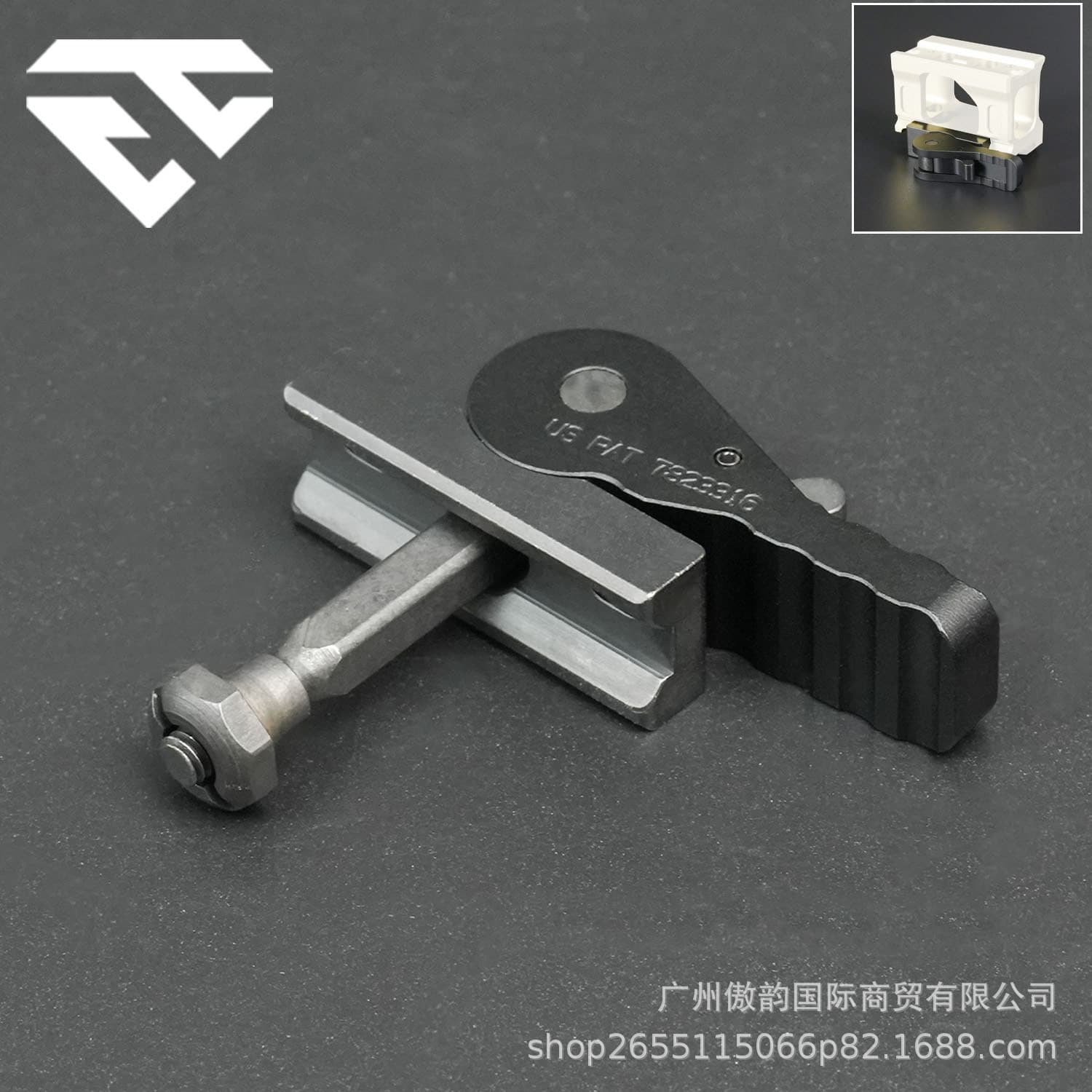 G33/G43/UN heightening bracket Aimpoint 3X 2.91 2.26 base steel quick release wrench accessories