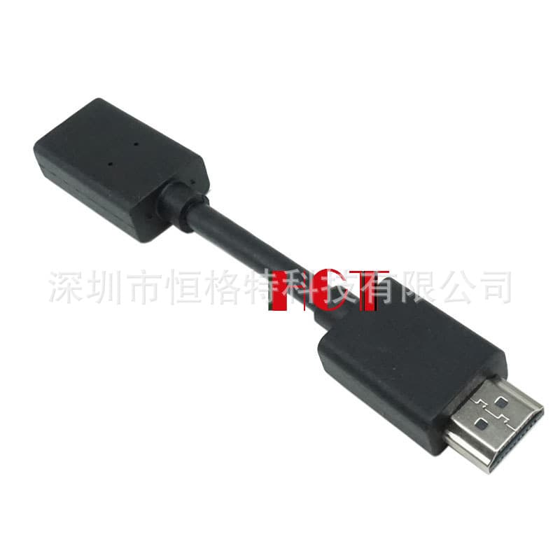 Wholesale HDMI male to female high-definition extension cable, short HDMI male to female adapter, ready stock 11CM