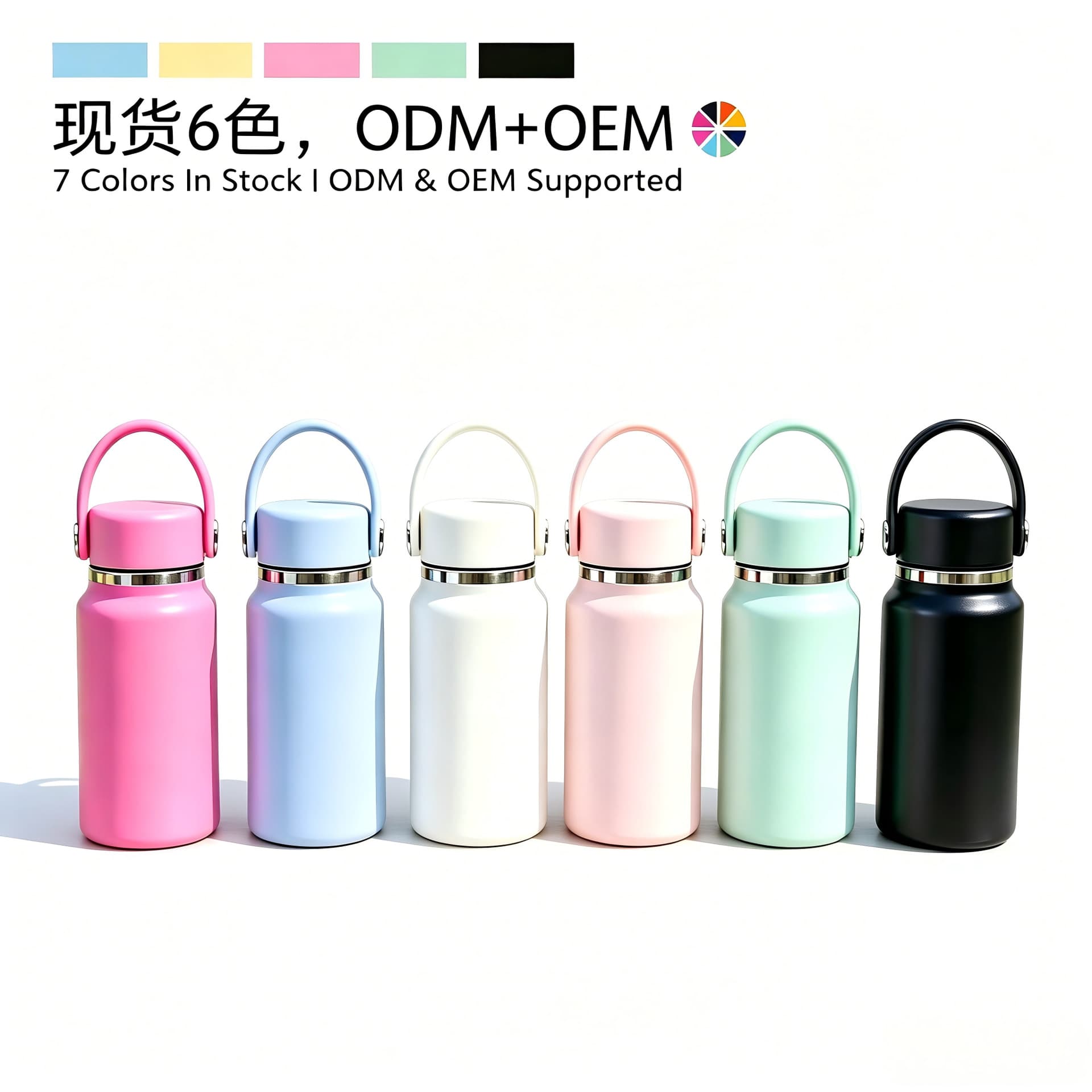 Cross-border hot-selling HydroFlakt mini space kettle portable outdoor sports water cup stainless steel thermos cup