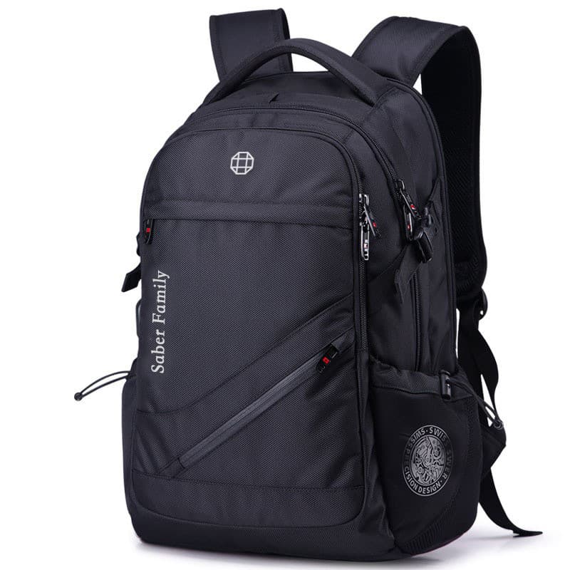 Manufacturer wholesale saber backpack men's fashion business large capacity computer backpack student backpack custom logo