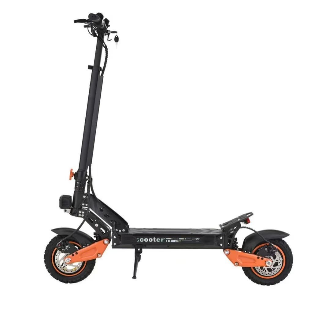 Dual-Drive Off-Road Electric Scooter Seat Foldable Electric Scooter for Commuting Small Two-Wheel Mini Electric Scooter