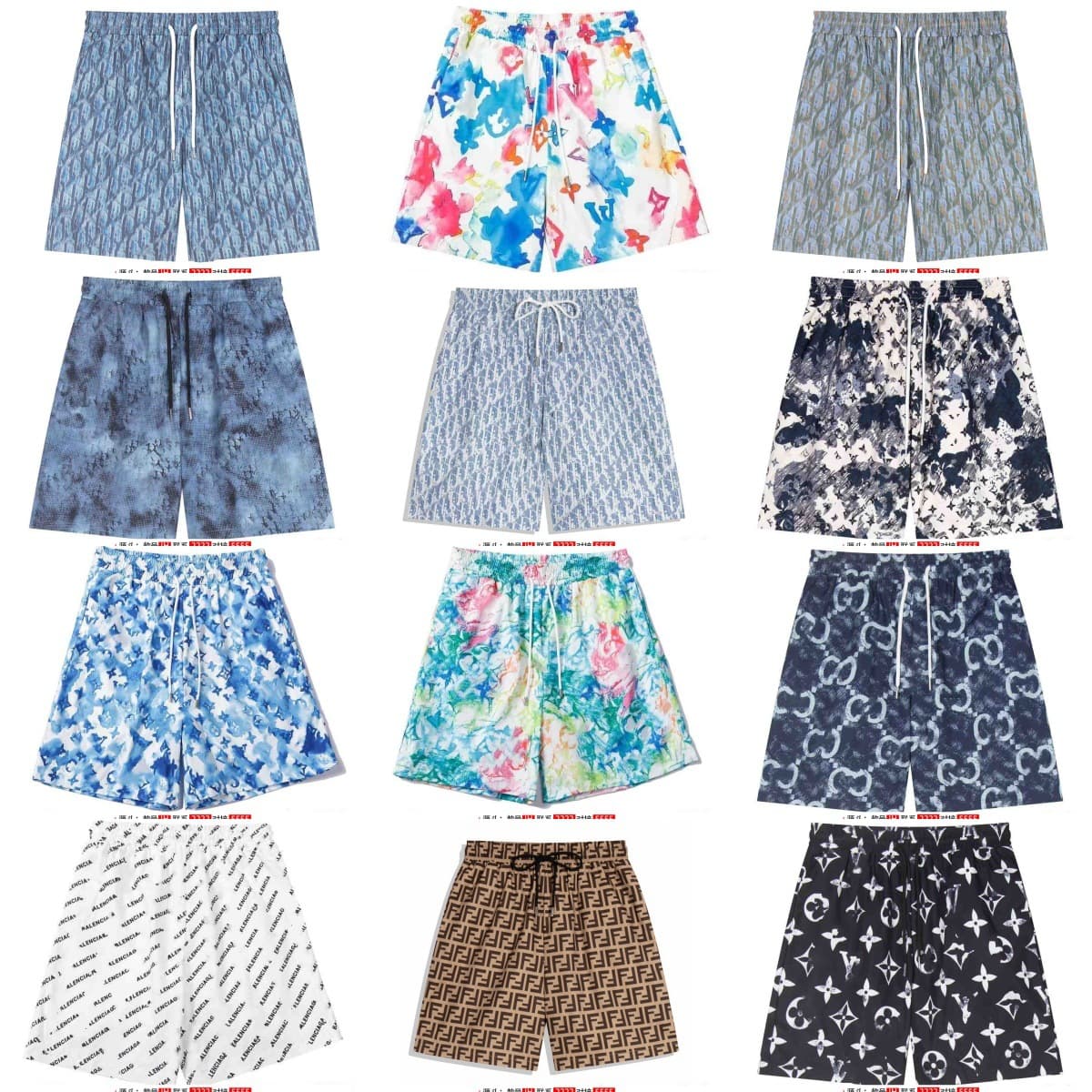 Cross-border Correct Version High Version .26S New Style Paris B Brand LV Brand D Brand G Brand Beach Shorts Casual Shorts