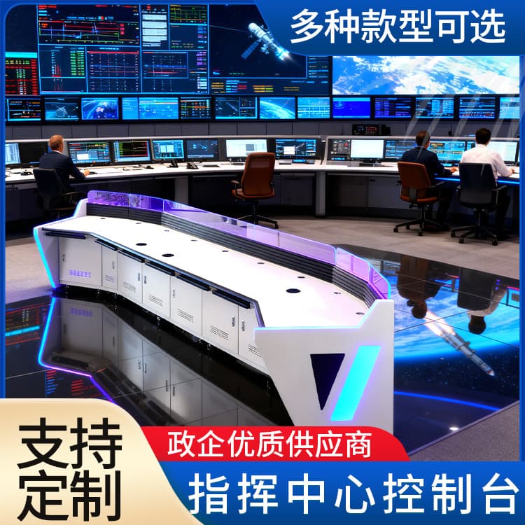 Emergency Command Center Monitoring Operation Console, Thickened Workbench, Fire Control Console, Security Monitoring Console