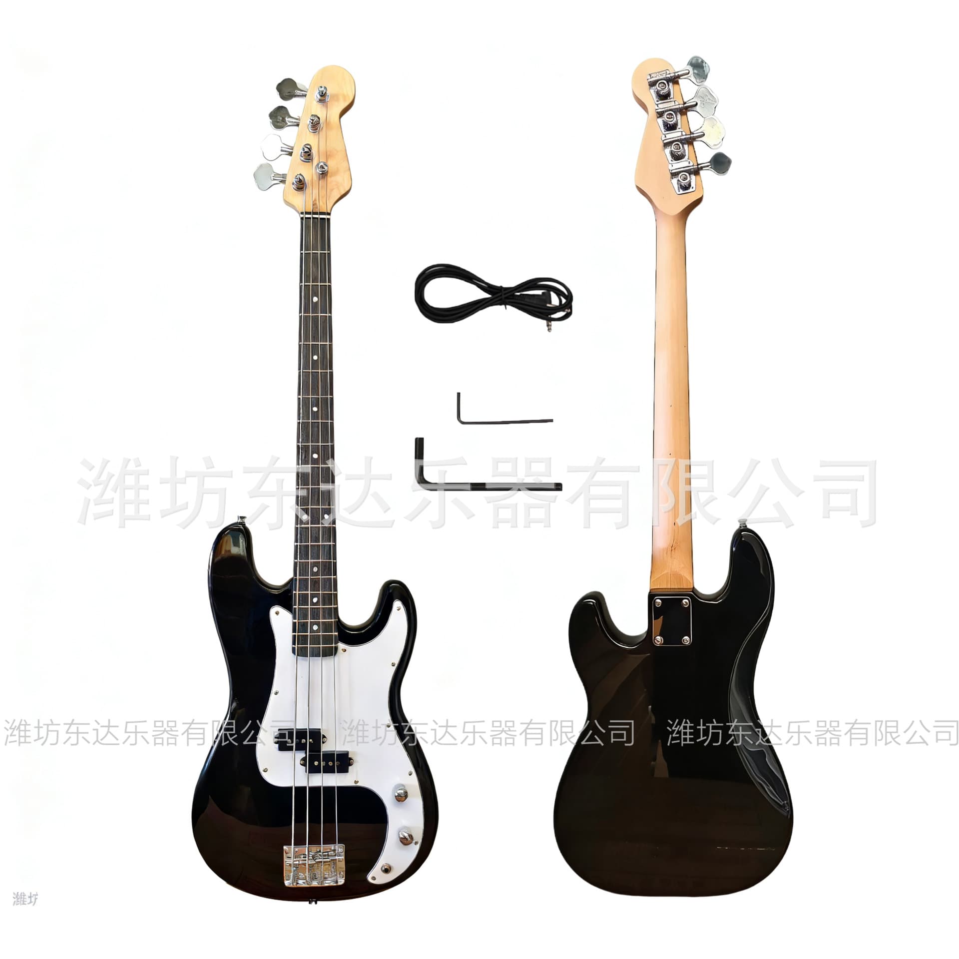 Electric Bass 4-String Bass Set Beginner Entry-Level Four-String Electric Bass Guitar Rock Performance Bass