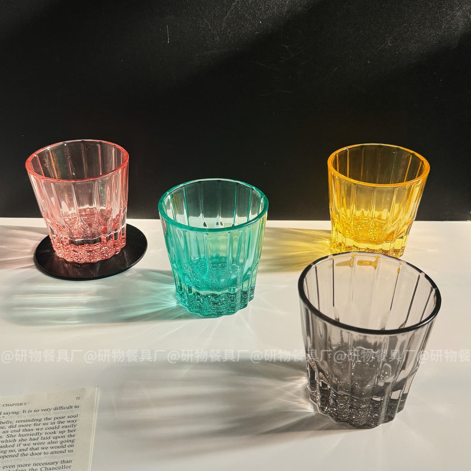Niche Design Colorful Crystal Star-Burst Glass Cup High-Appearance Light Luxury Whiskey Wine Glass Edo Kiriko Cup