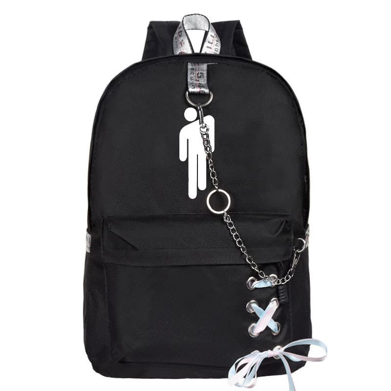 Billie Eilish Merch Backpack Double-Shoulder Bag Street Casual Unisex Canvas Bag