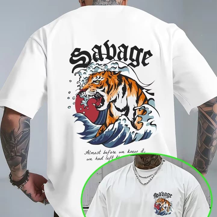 Cross-border cotton short-sleeved t-shirt European size fashionable and thick cross-border cotton t-shirt men's new men's short-sleeved t-shirt
