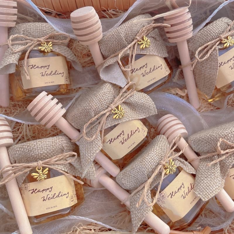 Trendy Ins-style Wedding Favor Honey Small Jar 50g Creative Return Gift Practical Small Present