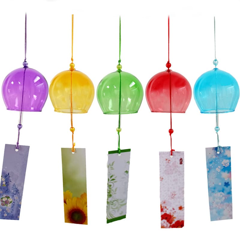 Office Culture Category Wind Chimes Metal Material 360 Degree Rotation 6 Bells 27cm Length Ideal For Decoration