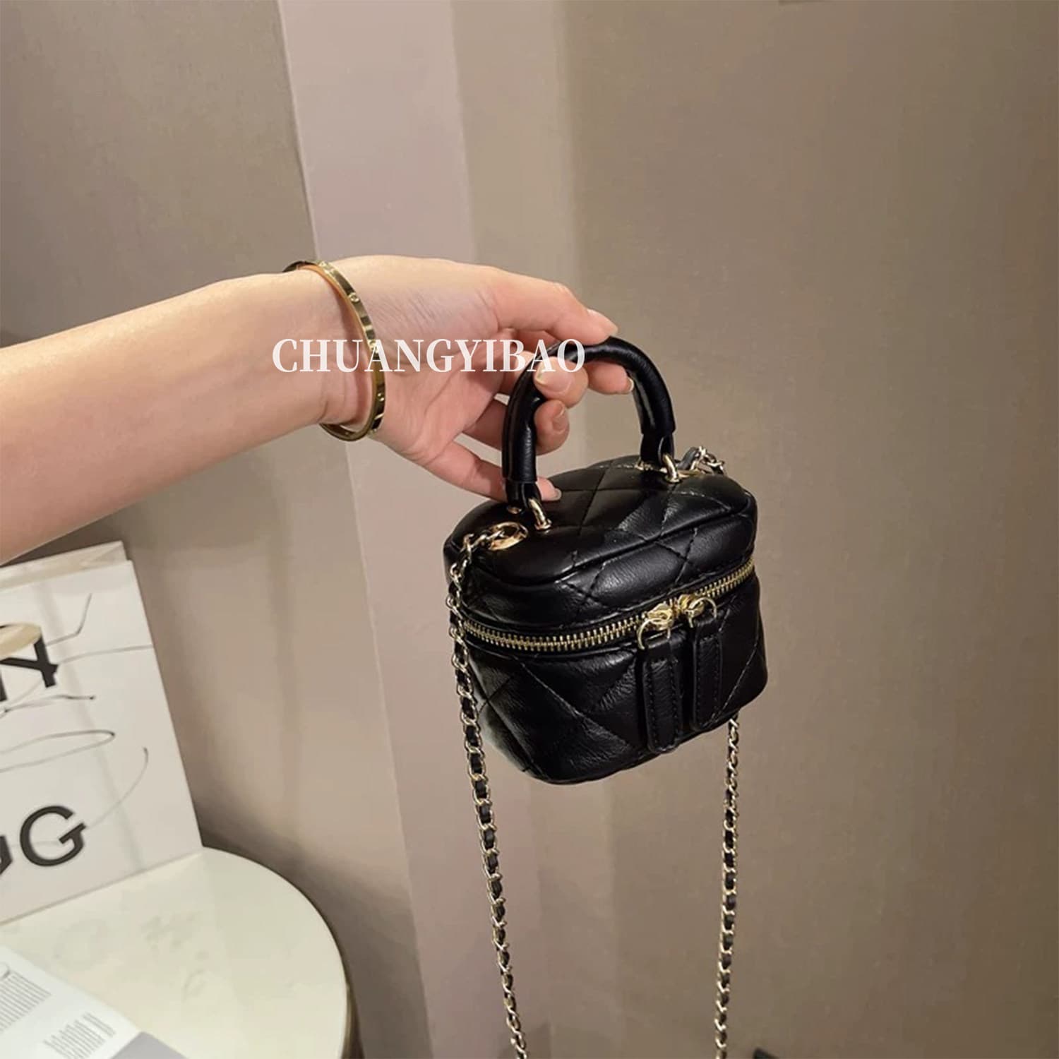 Fashionable Handbag for Women 2026 New Style Chanel-Inspired Quilted Chain Bag Niche Exquisite Shoulder Crossbody Bag