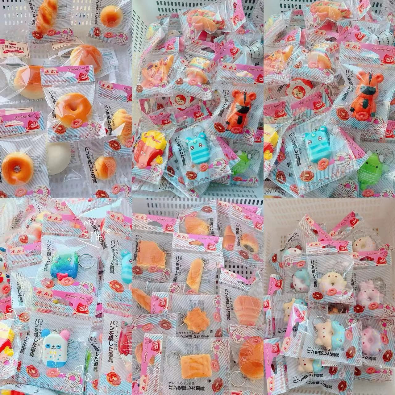 Slow Rebound Squishy Bread PU Student Fruit Simulation Gift Food Decompression Sponge Gift
