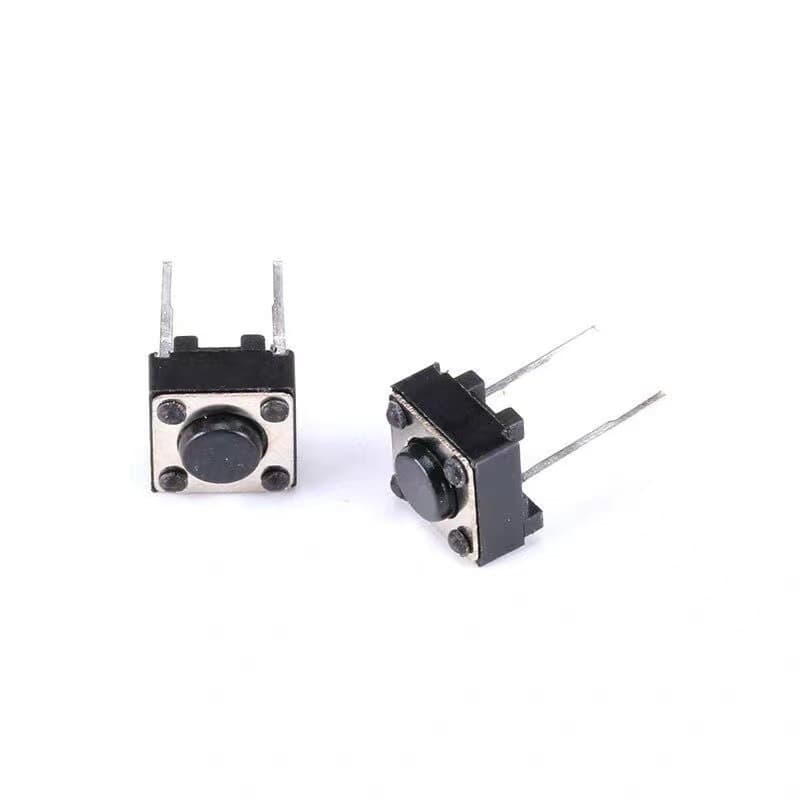 6*6*5MM Micro Switch Push Button Tactile Switch Small Button Switch Horizontal Middle 2 Pins (Minimum Order: 1)